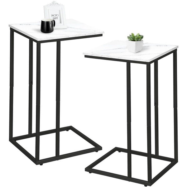 Possile C Shaped Side Table Set of 2