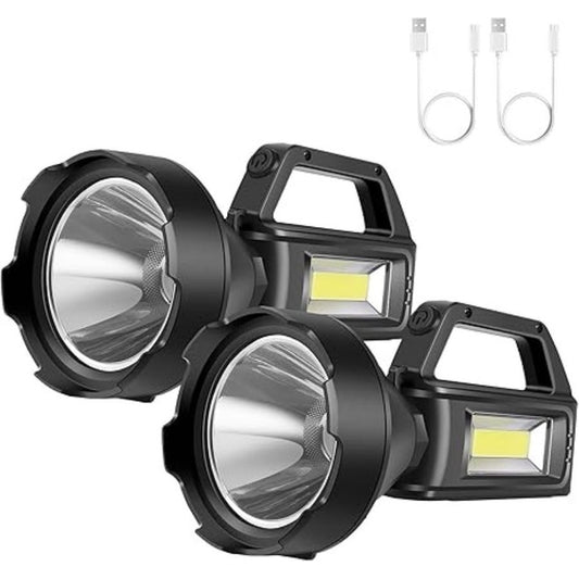 2 Pack Rechargeable Spotlight Flashlight