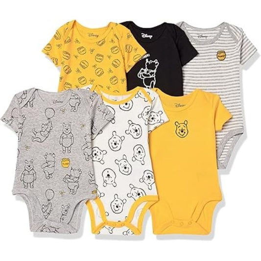 Disney Marvel Star Wars Unisex Babies Short Sleeve Bodysuits