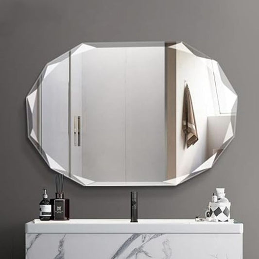 Single Beveled Edge Frameless Mirror